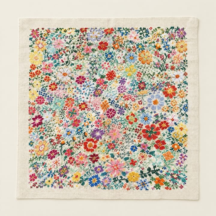 Wildflower Square Cross Stitch Kit