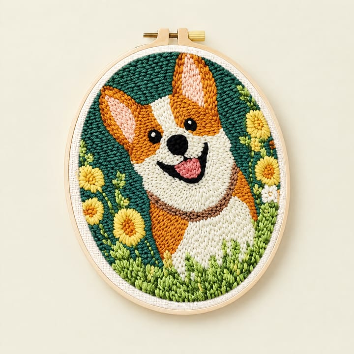 Cute Animal Punch Needle Kit