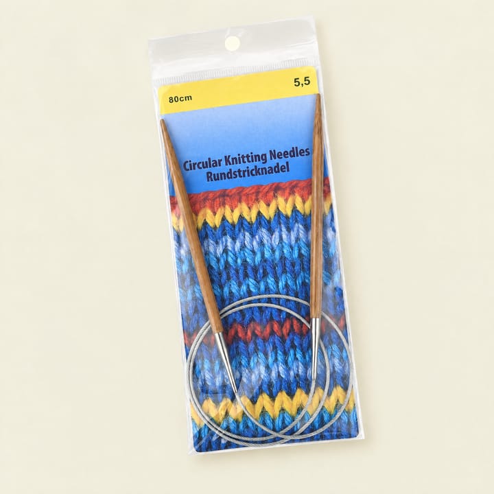 Bamboo Circular Knitting Needles, 5.5