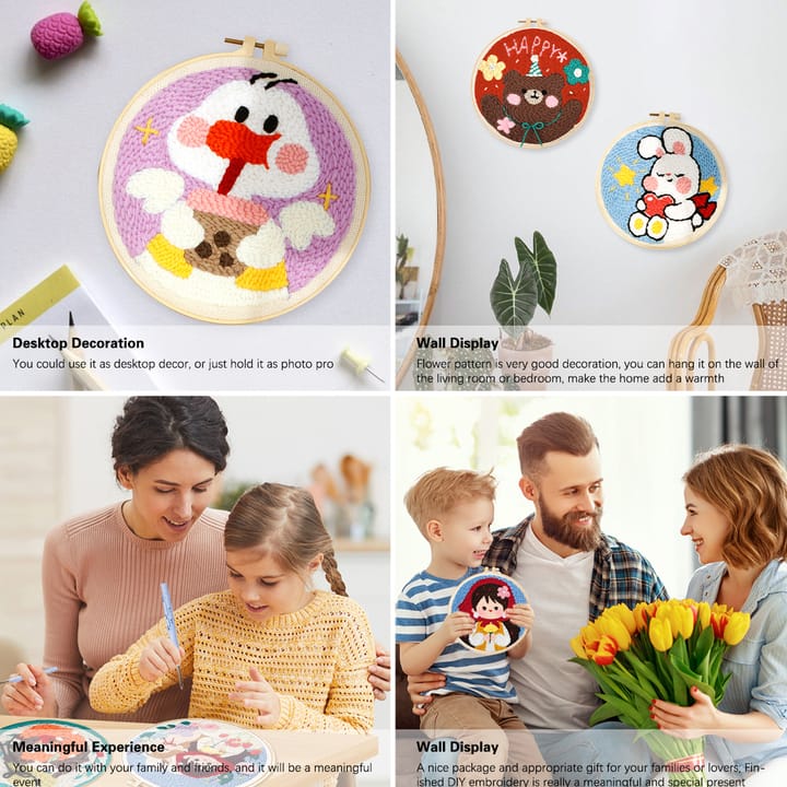 Animal Punch Needle Starter Kit