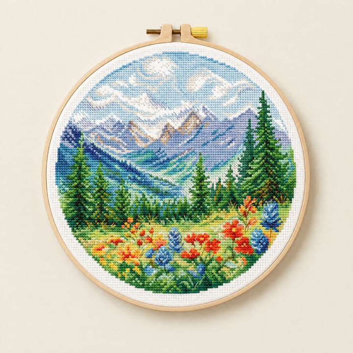 Four Seasons Cross Stitch Kit