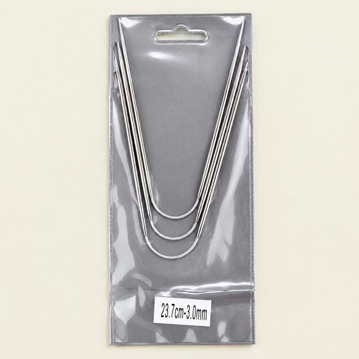 Steel Circular Knitting Needle Set, 3