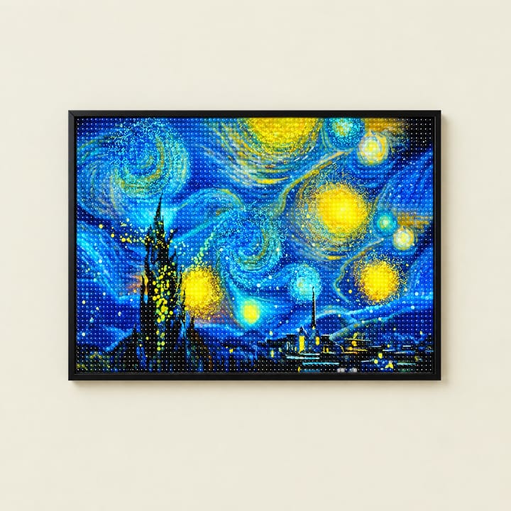 Starry Night Diamond Art Kit, Starry Night over the Rhone