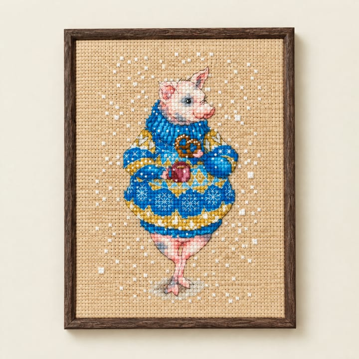 Animals in Sweaters Cross Stitch Kit