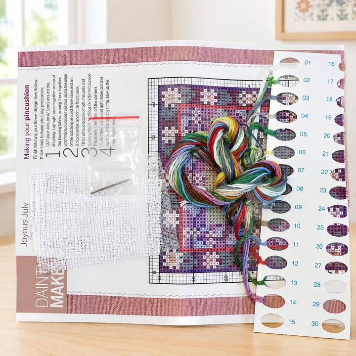 Angel Fridge Magnet Cross Stitch Kit