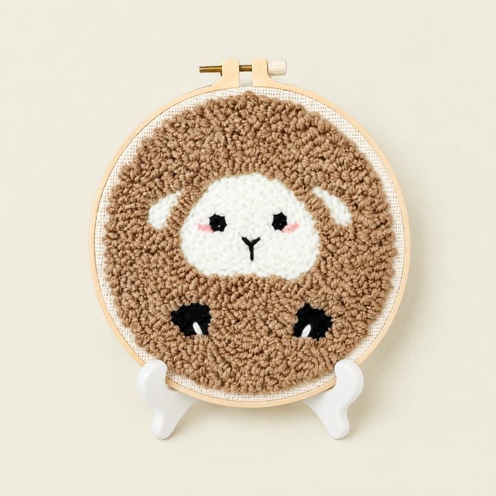 Animal Punch Needle Starter Kit, Sheep
