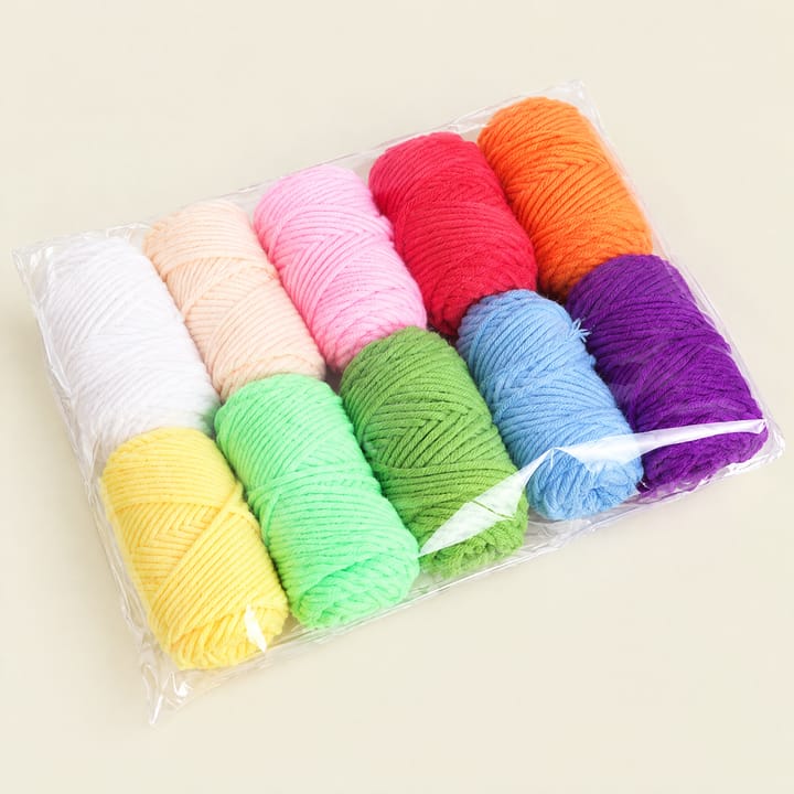 Punch Needle Yarn Set, Bright pastel