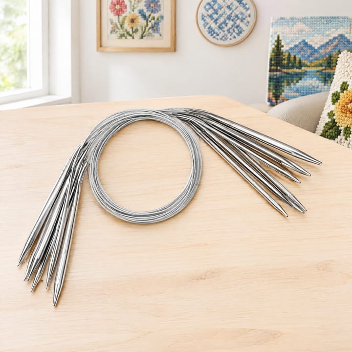 Stainless Steel Circular Knitting Needle Set
