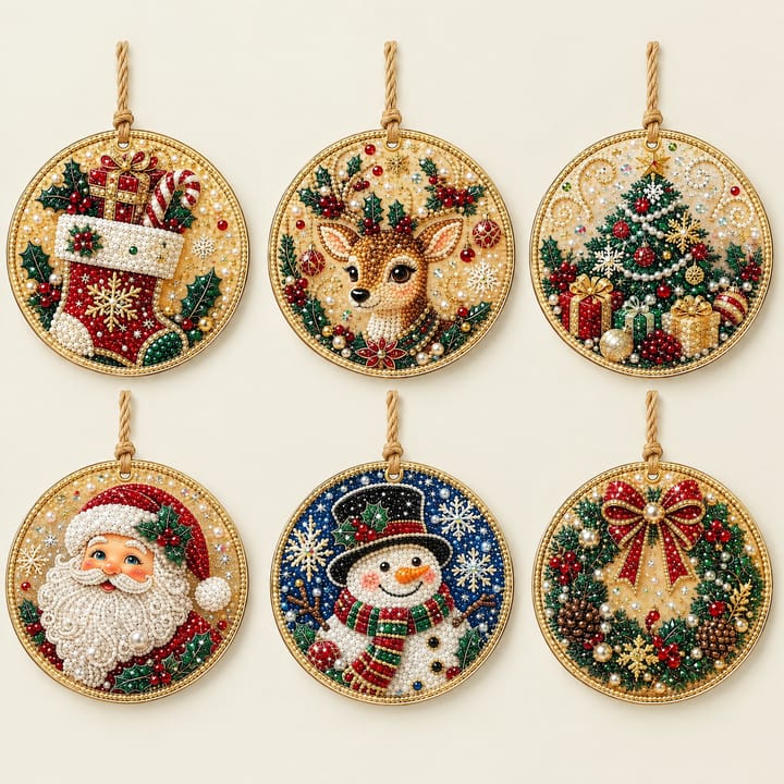 Christmas Ornament Diamond Art Kit