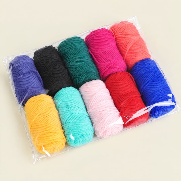 Punch Needle Yarn Set, Bold bright