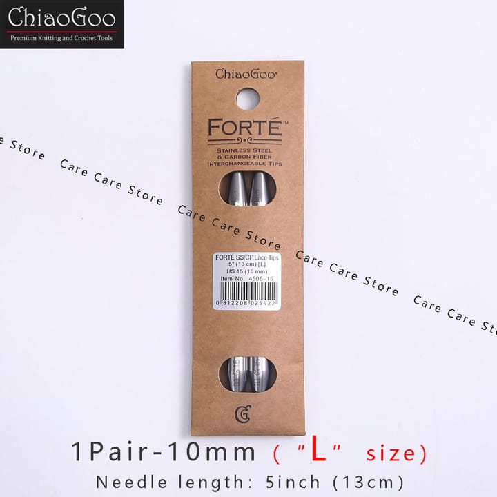 Interchangeable Knitting Needle Tips, US 15 (10 mm)