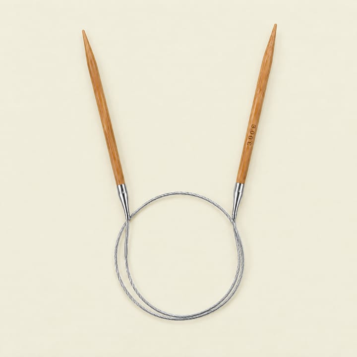 Bamboo Circular Knitting Needles, 3.0