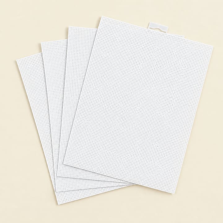 White 14 Count Plastic Canvas Sheets