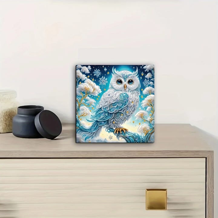 Owl on Branches Diamond Art Kit