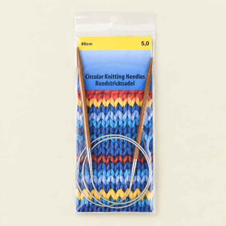 Bamboo Circular Knitting Needles, 5.0