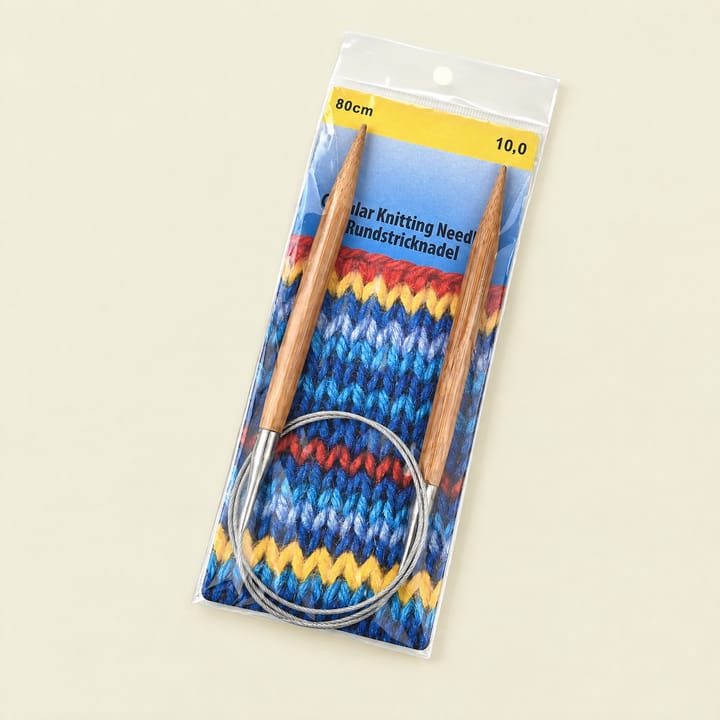 Bamboo Circular Knitting Needles, 10.0
