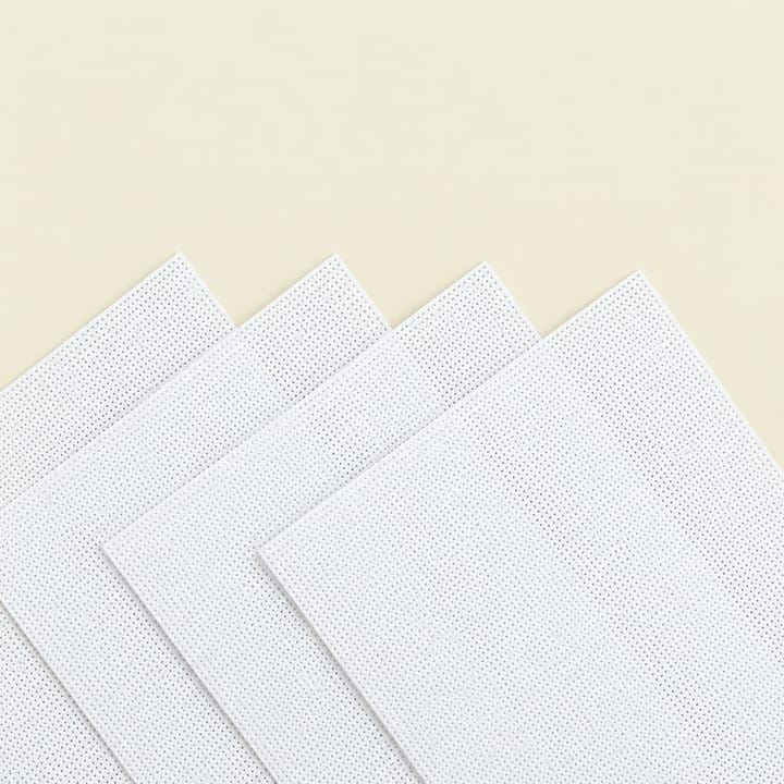 White Plastic Mesh Canvas Sheets