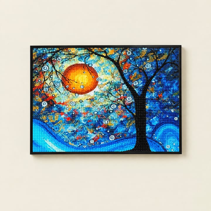 Starry Night Diamond Art Kit, The Starry Night swirl