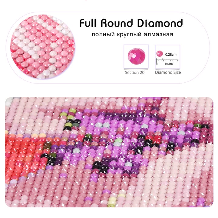 Custom Photo Diamond Art Kit, Round