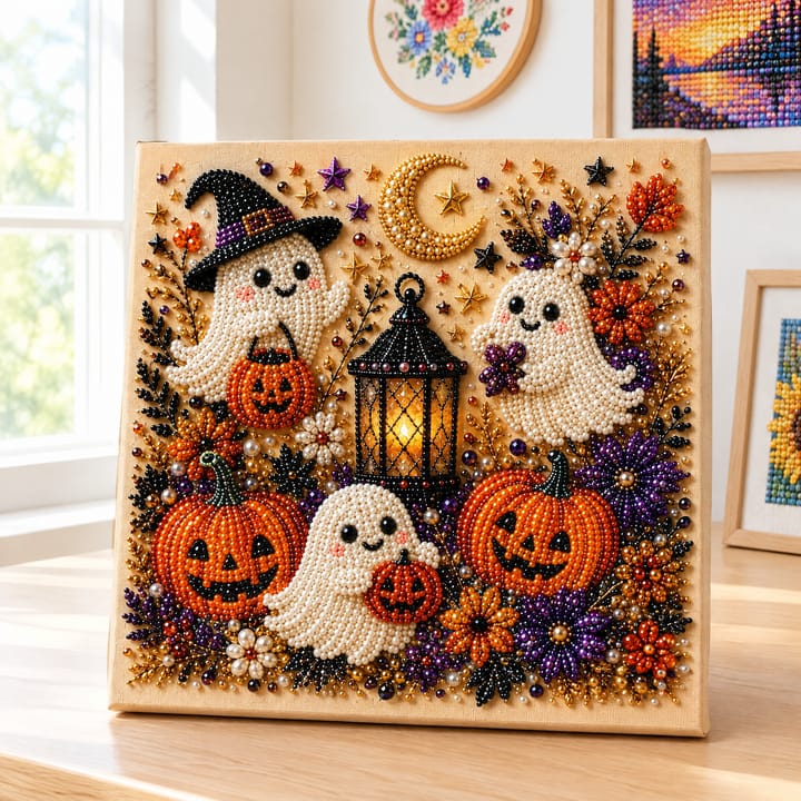 Haunted Harvest Diamond Art Kit