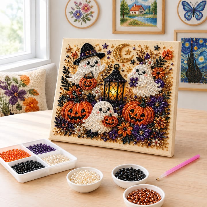 Haunted Harvest Diamond Art Kit