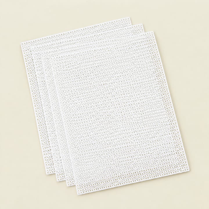 White Plastic Canvas Sheets 4 Pack