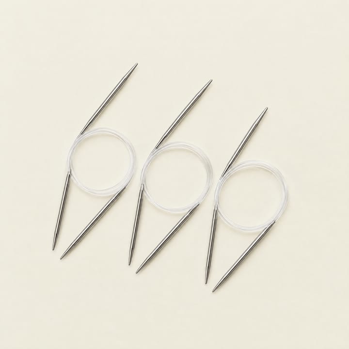 Steel Circular Knitting Needle Set