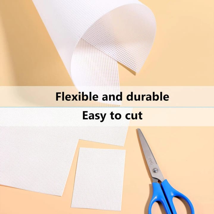 White Plastic Mesh Canvas Sheets