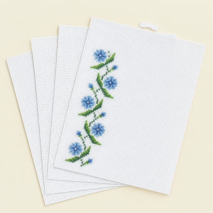 White Plastic Mesh Canvas Sheets