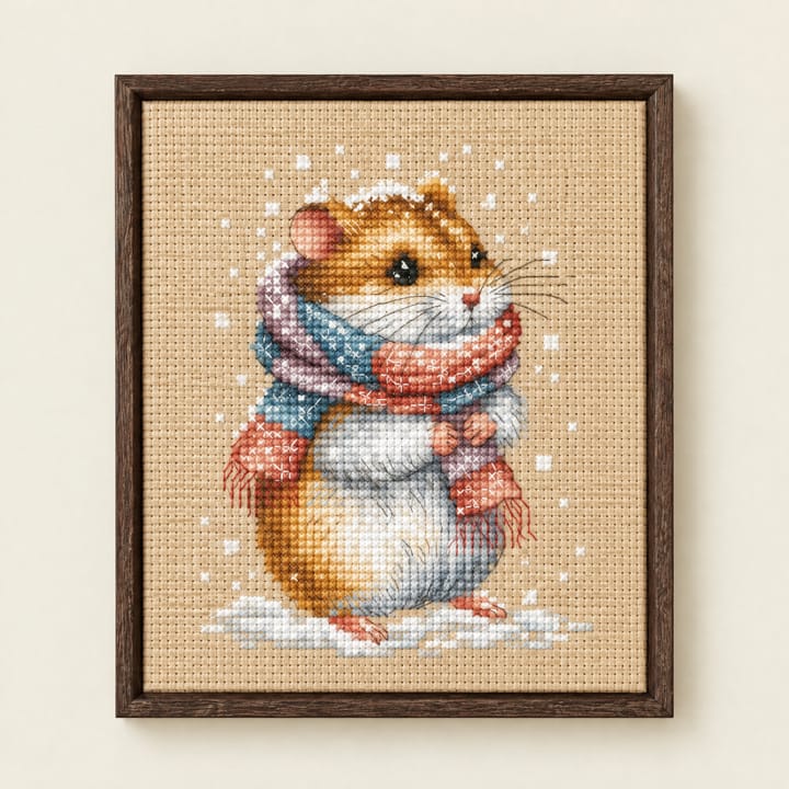 Animals in Sweaters Cross Stitch Kit