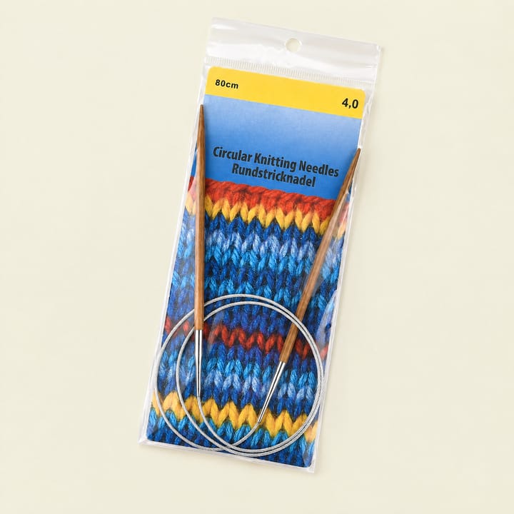 Bamboo Circular Knitting Needles, 4.0